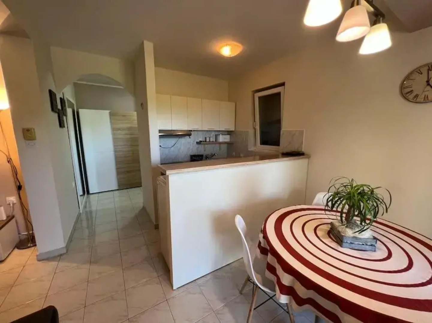 Studio Vesna with a terrace and sea view