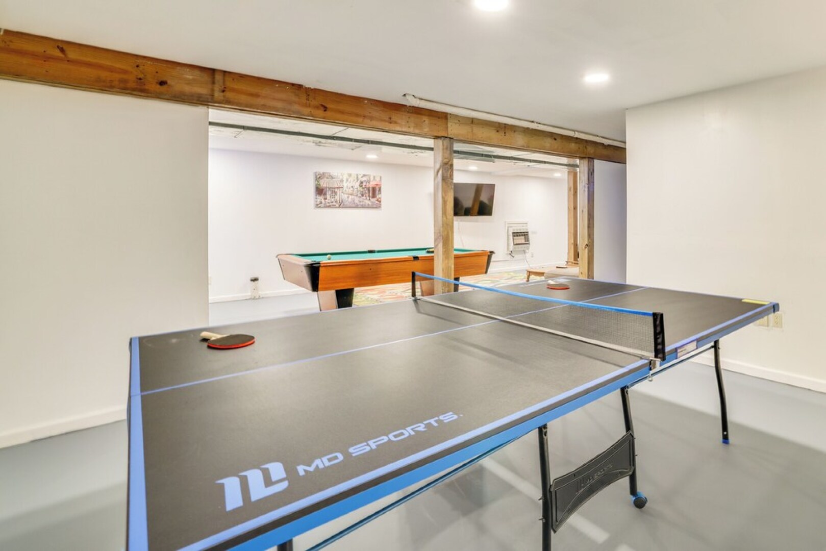 Game Room + Fire Pit: Poconos Family Getaway