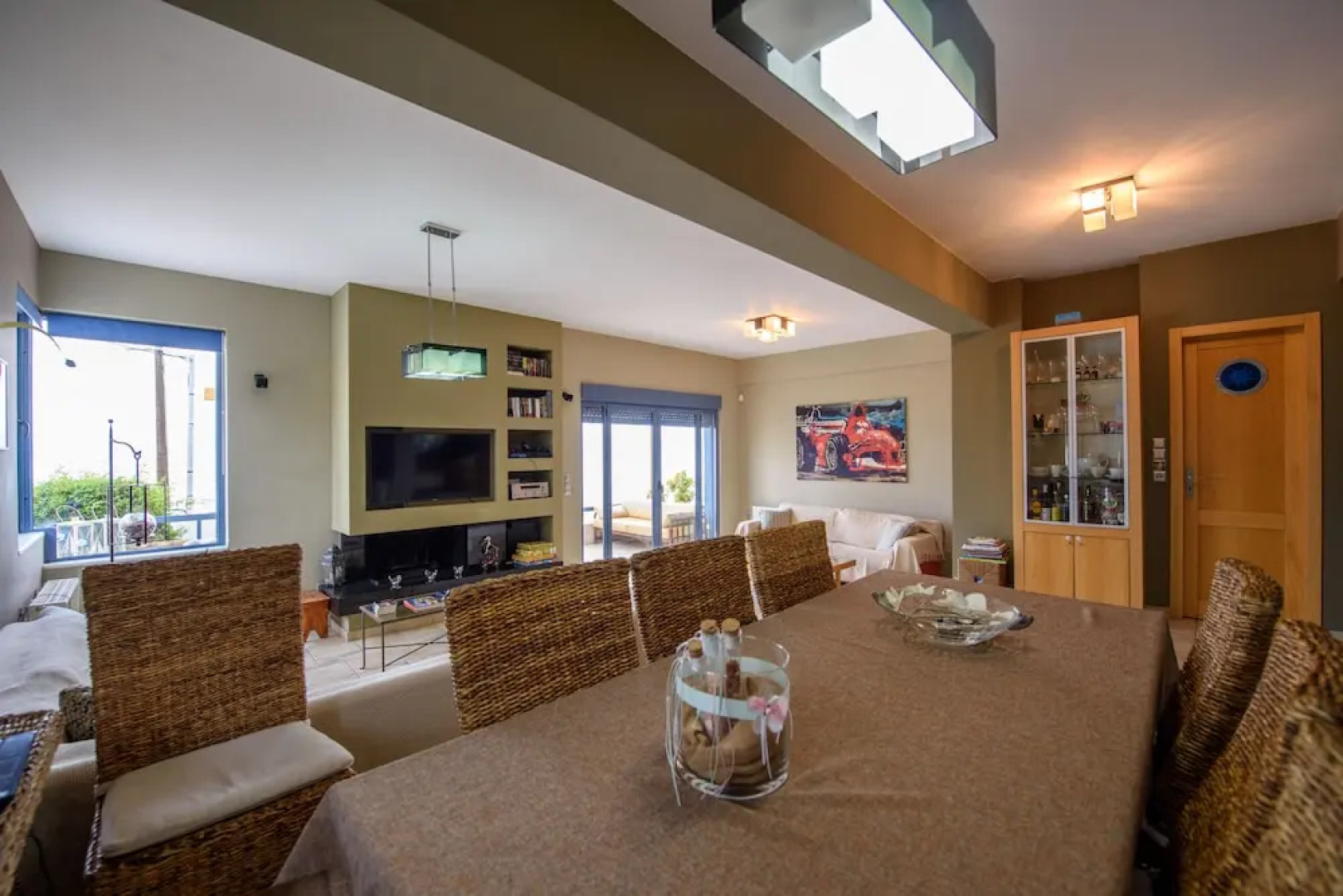 comfortable villa right by the sea