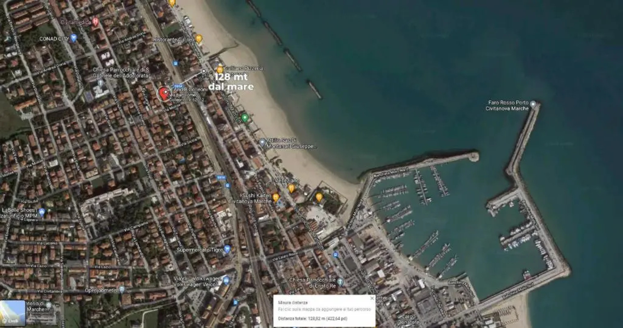 Colleoni 19 Bangkok, appartamento al mare di 48 mq al primo piano