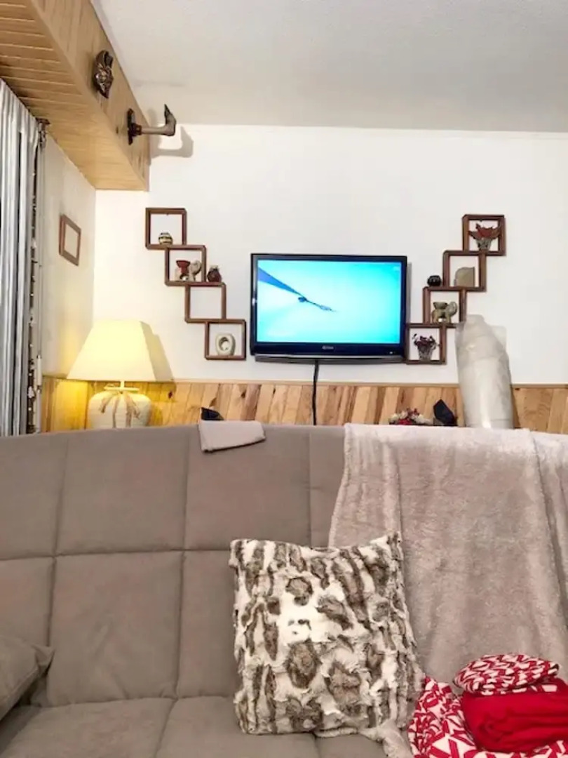 Studio in Saint-étienne-de-tinée, With Wonderful Mountain View and Terrace - 200 m From the Slopes