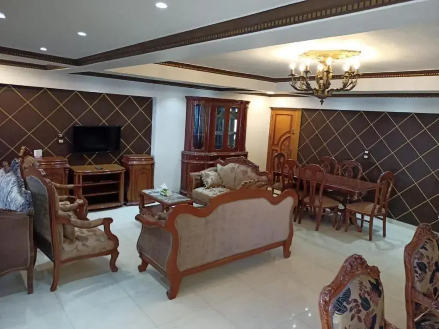 شقه مطله علي قناة السويس والبحر فيو رائع 702