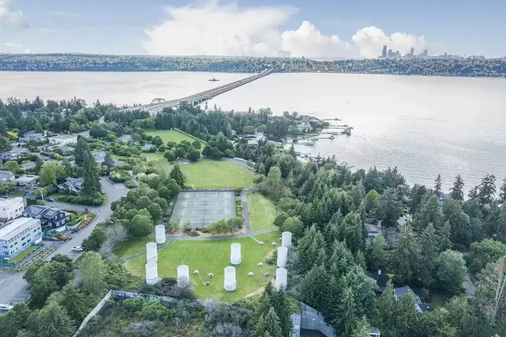 Private park in a cozy home next to I-90 huge yard