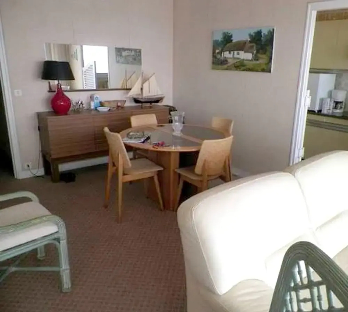 Apartment With 2 Bedrooms in La Baule-escoublac, With Wonderful sea View, Furnished Terrace and Wifi - 5 m From the Beach