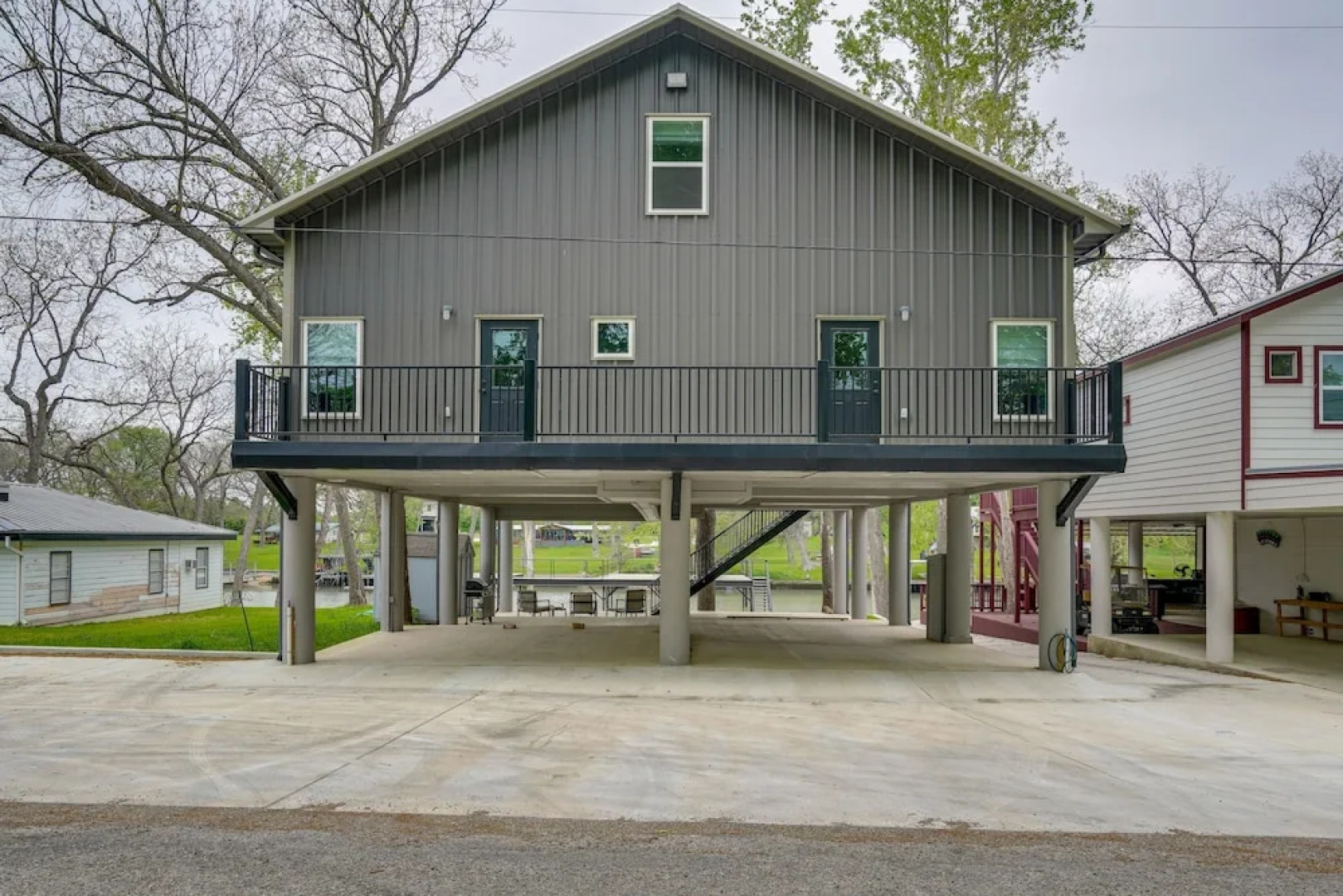 Outdoor Entertainment Space: Home in Mcqueeney