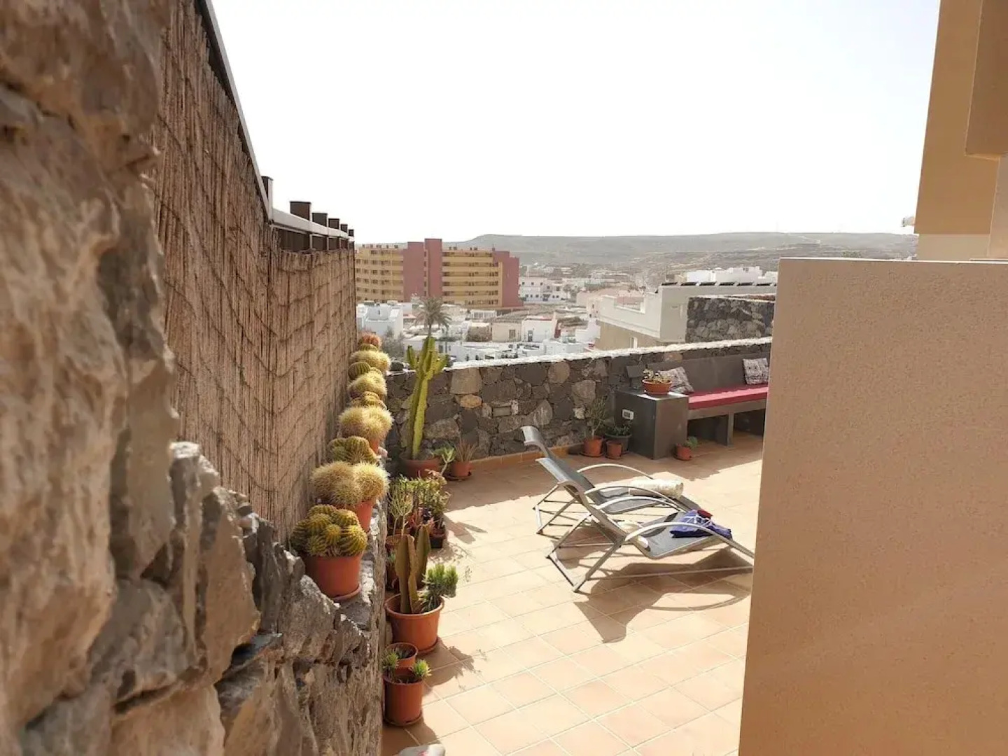 Apartment With 2 Bedrooms in Porís de Abona, With Wonderful sea View, Pool Access, Furnished Terrace