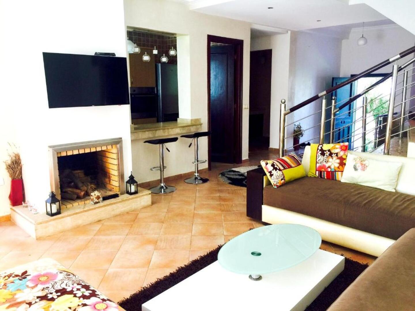 4 bedrooms villa at Dar Bouazza Tamaris 200 m away from the beach with private pool and enclosed garden