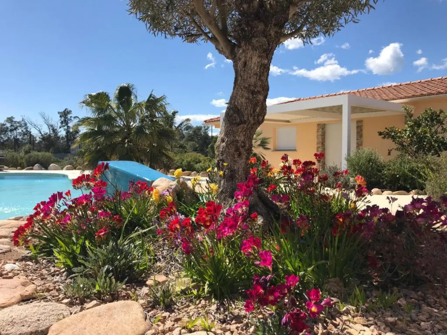 L'Hacienda Piscine chauffée à 28, spa, boulodrome et court de Tennis privés, 2 villas indépendantes