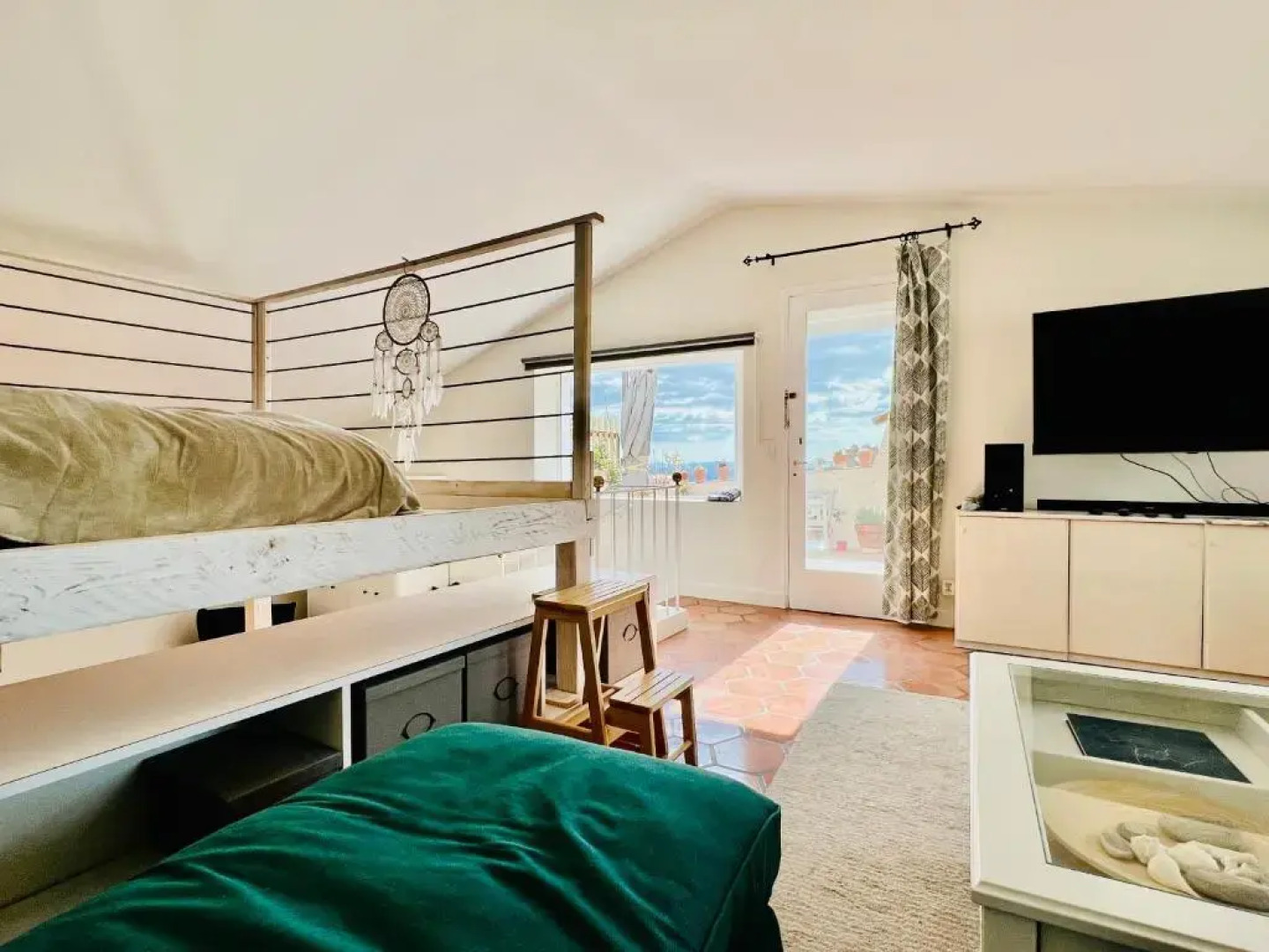 Penthouse Studio Privée Couple ou Famille- La Maison Searle à Tourtour