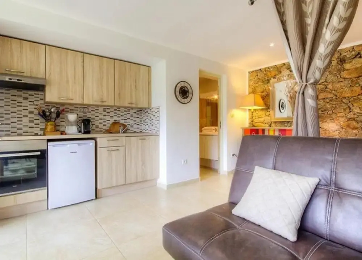 Studio in Moltifao, With Wonderful Mountain View, Furnished Garden and Wifi - 20 km From the Slopes