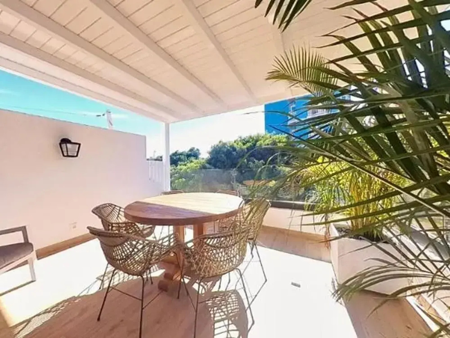 Orange Apartment in Puerto Rosario With Terrace