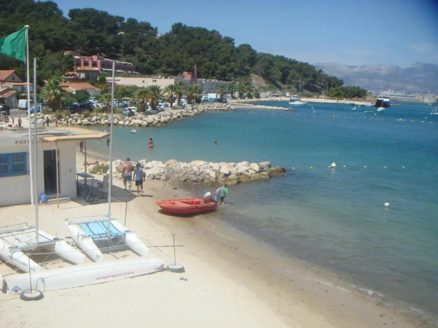 Studio hyper équipé à 150m d'une plage de sable fin grande terrasse presqu'île de charme