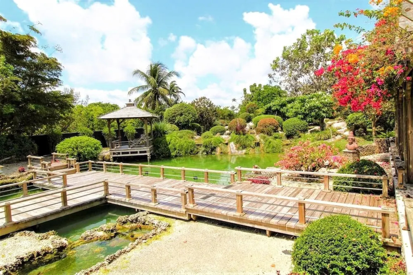 Tiny House in Authentic Japanese Koi Garden in Florida