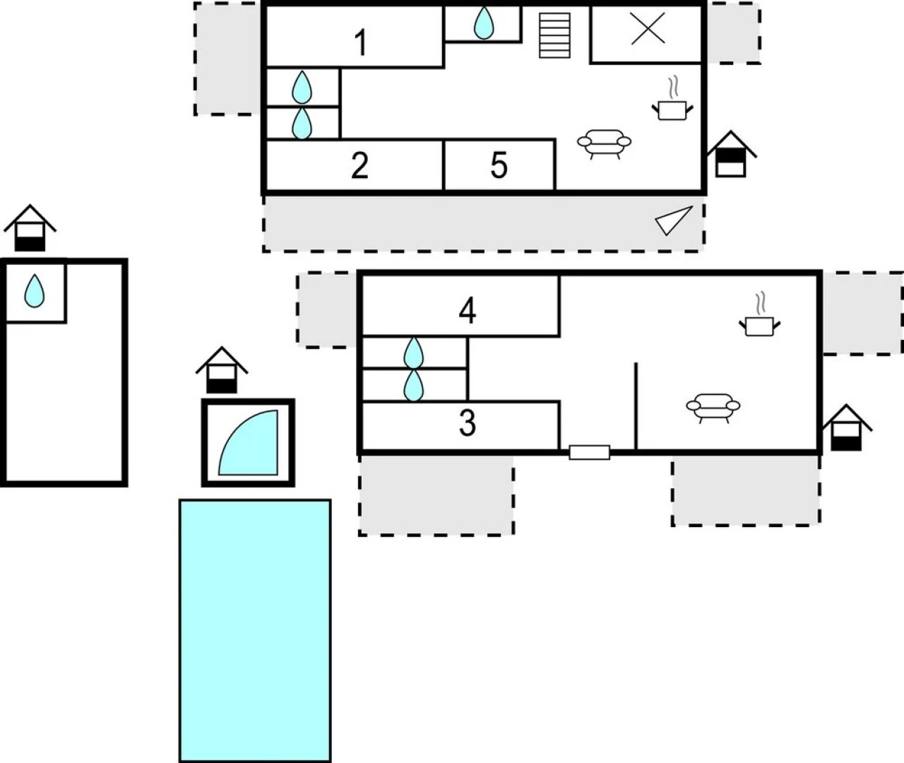Nice Home in Pakostane With 5 Bedrooms, Wifi and Outdoor Swimming Pool