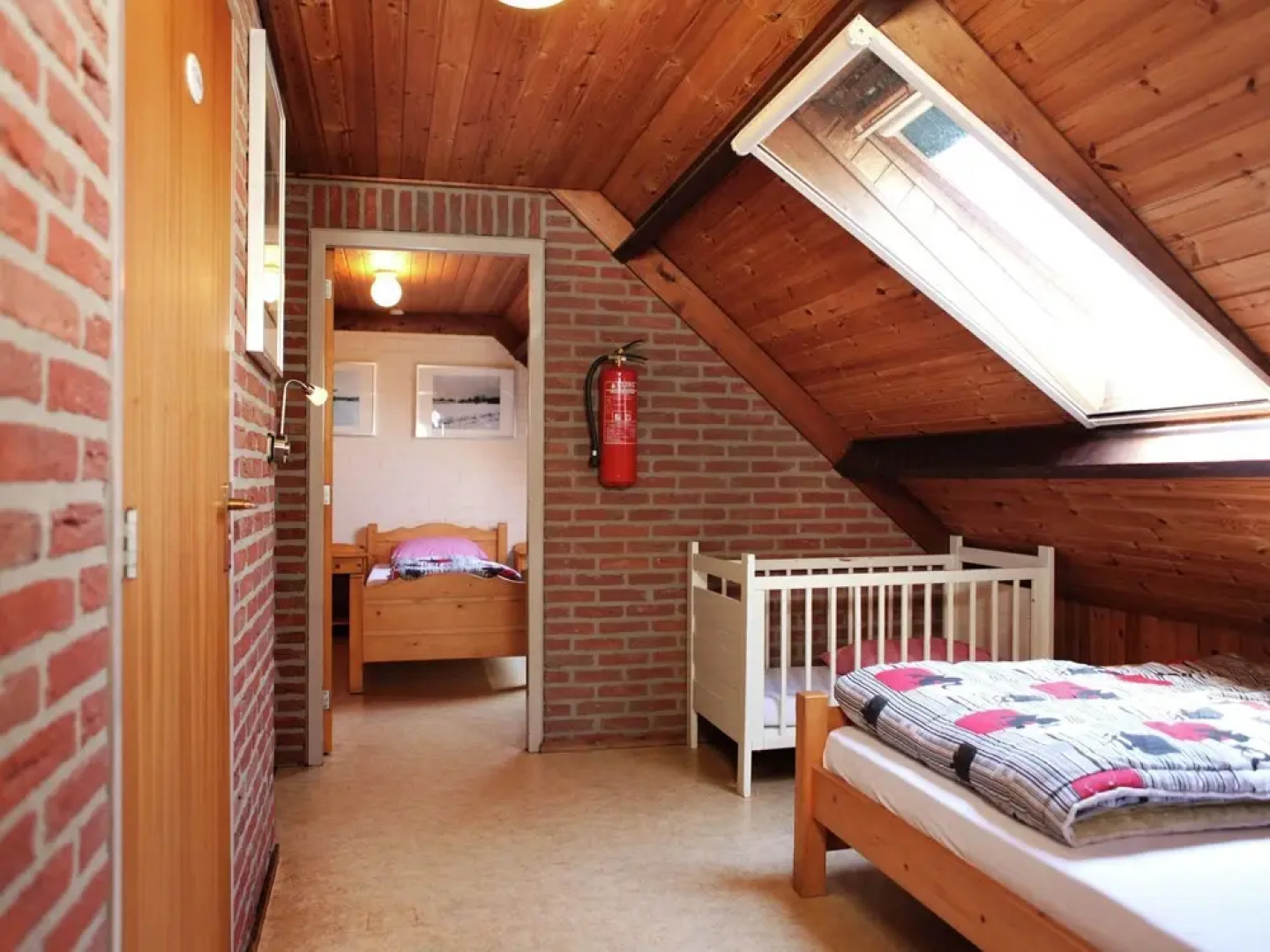 completely renovated back part of a farm