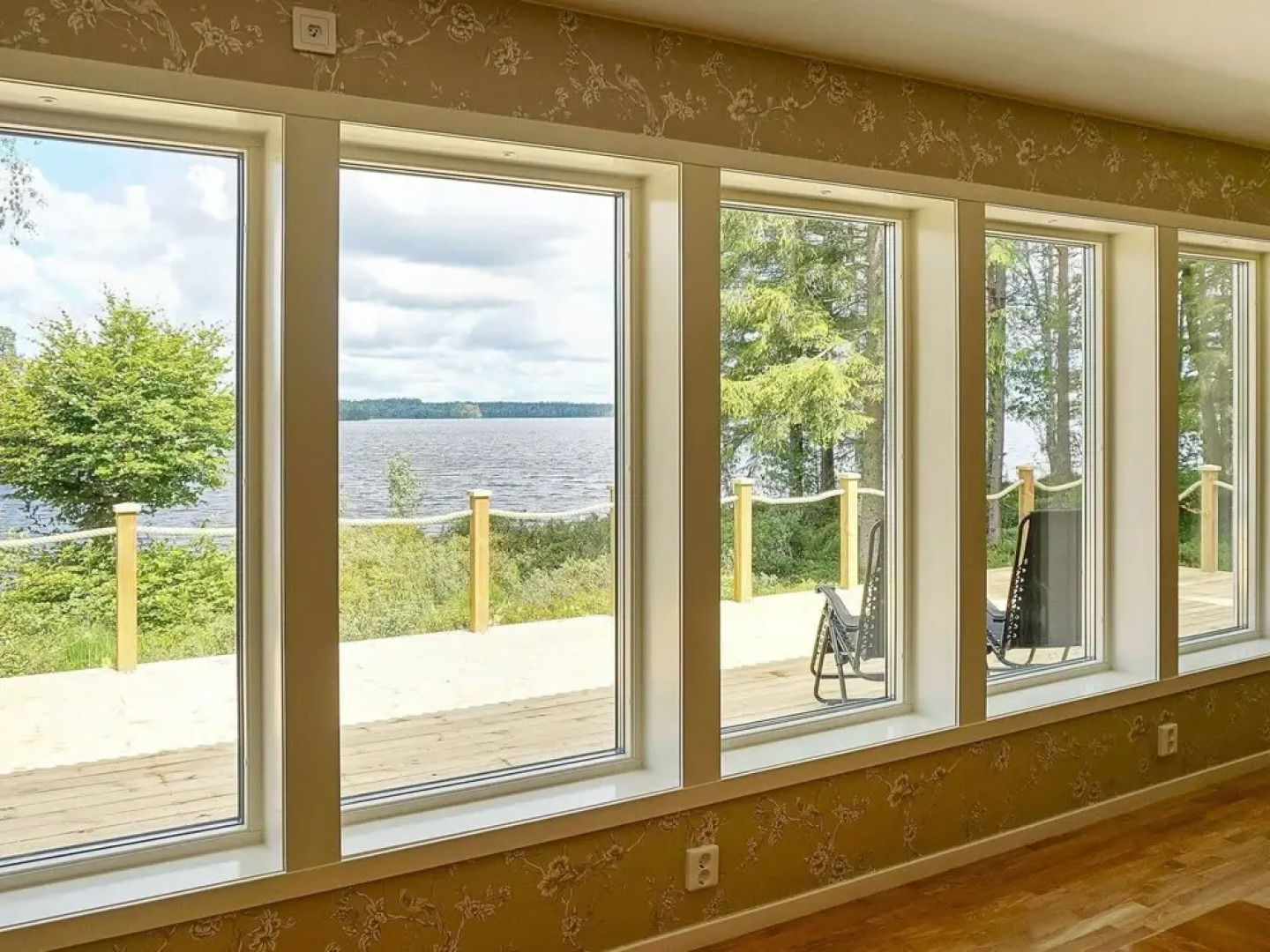 Lakefront House With Terrace