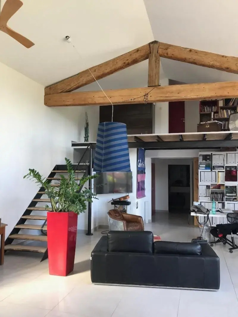 Chambre Moderne Dans Loft