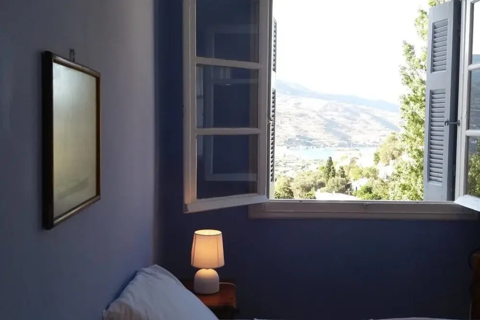 Bright Blue Studio near Stone Tower 1690 • Andros