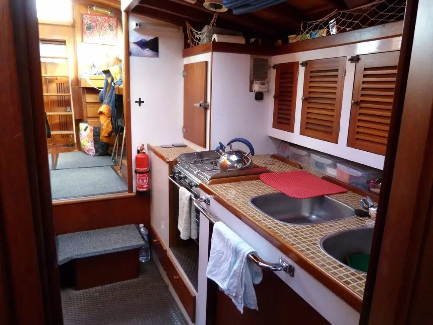 Nuit sur un voilier au Bono