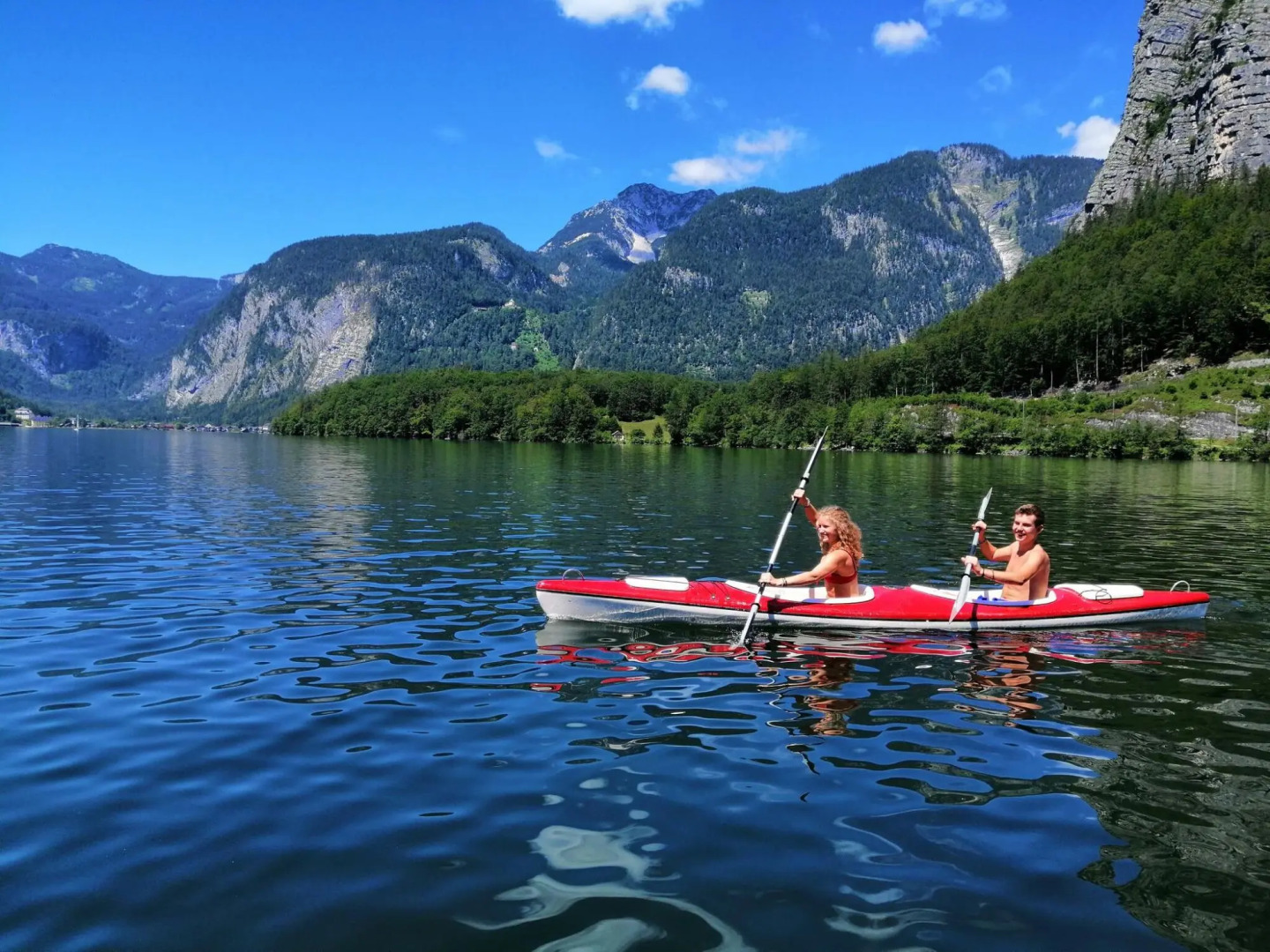 House in Obertraun on Lake Hallstatt with parking