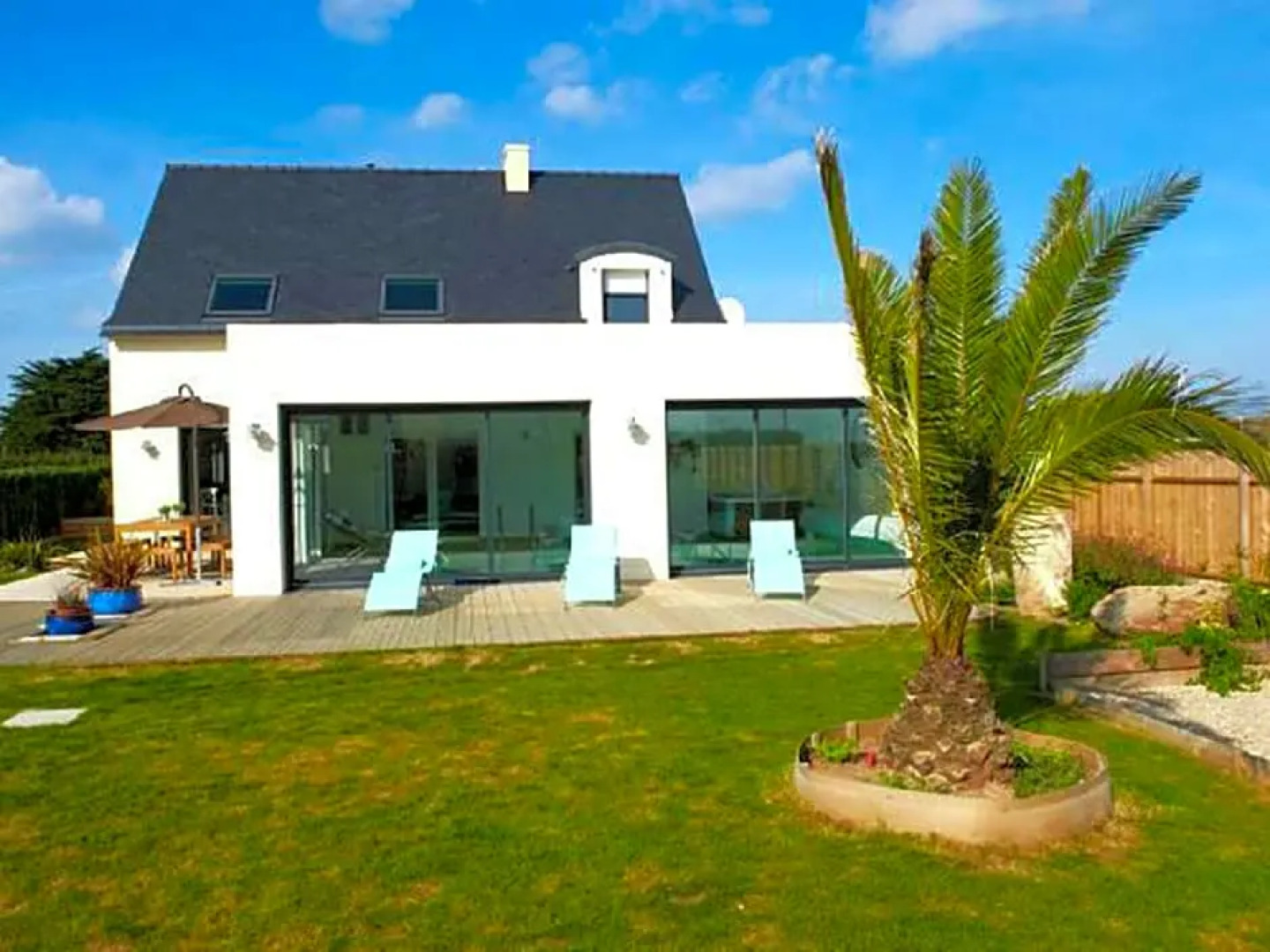 Modern villa in Plouneour-Trez  with private pool