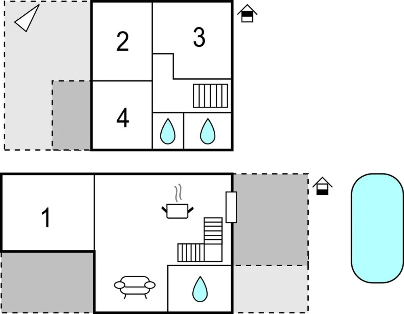 Amazing Home in Drage With 4 Bedrooms, Wifi and Outdoor Swimming Pool