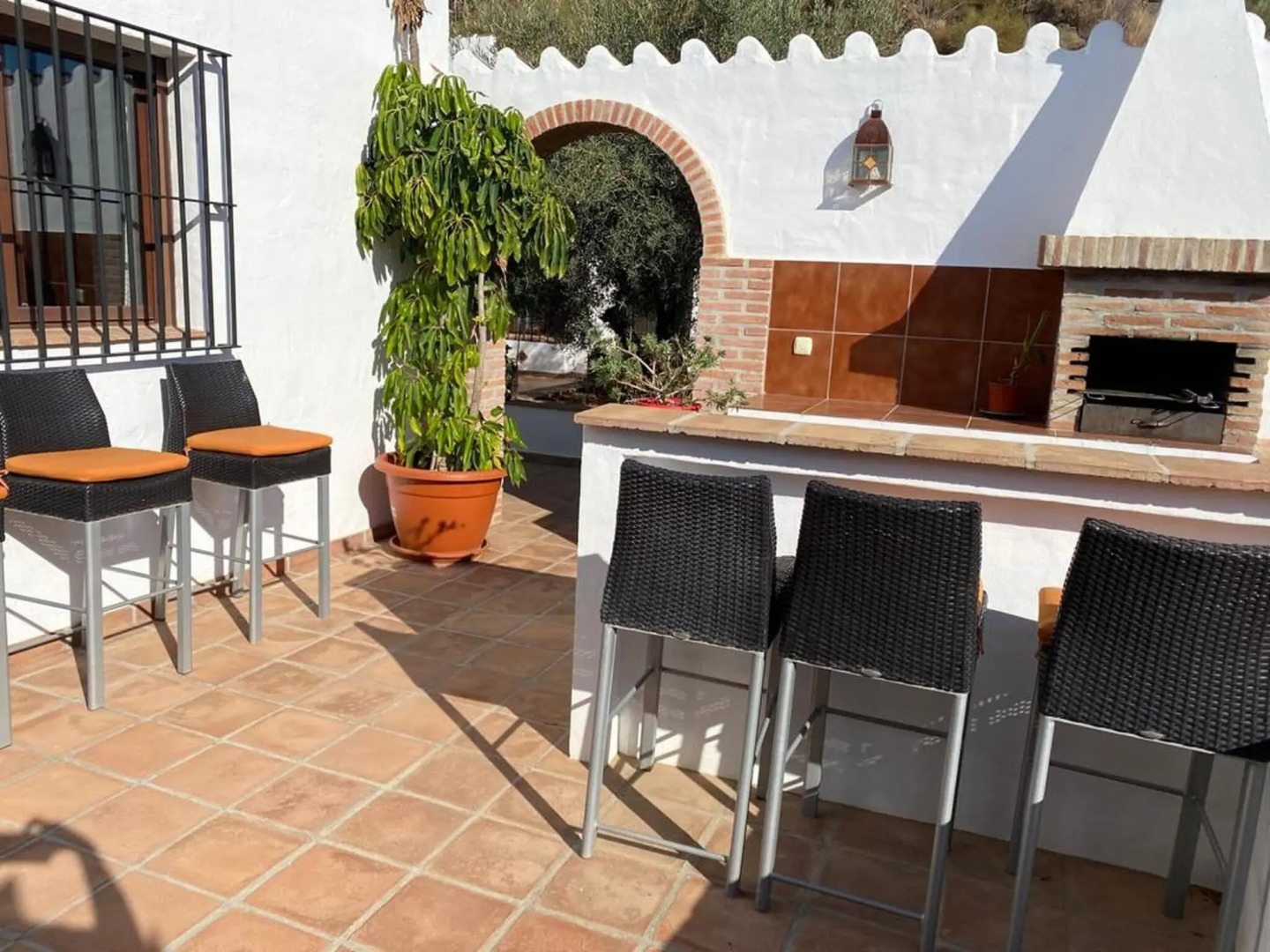 Mountain-view holiday home in Arenas with private pool