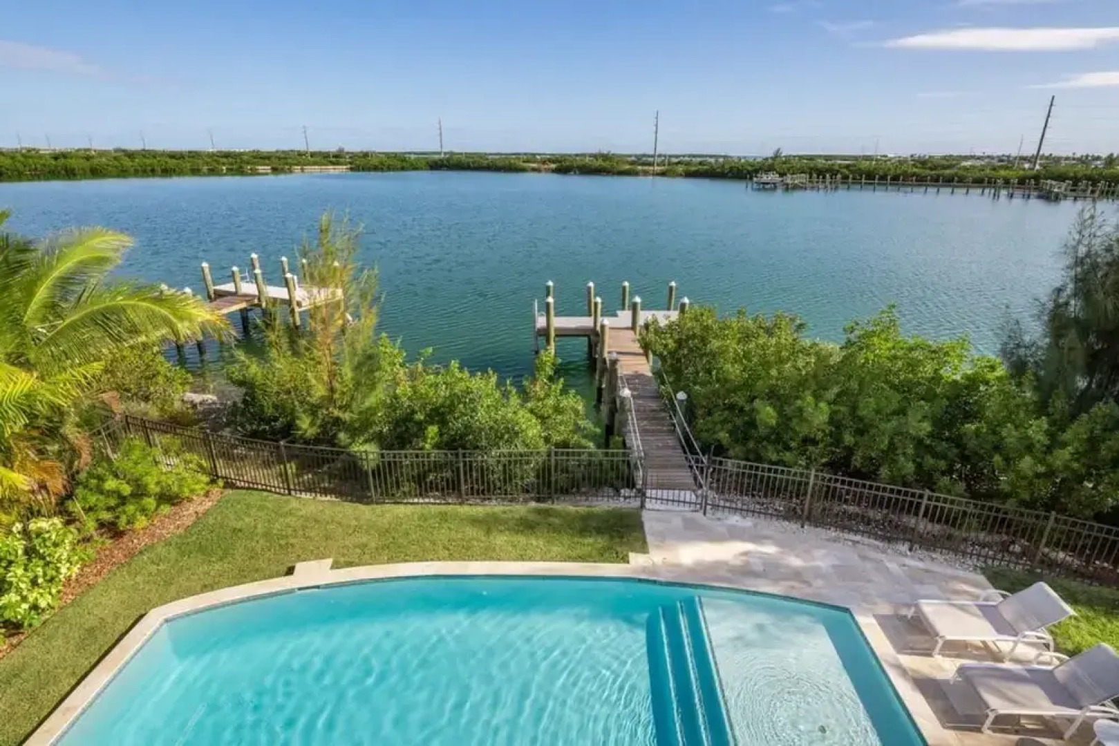 Evershore House Pool Parking Dock