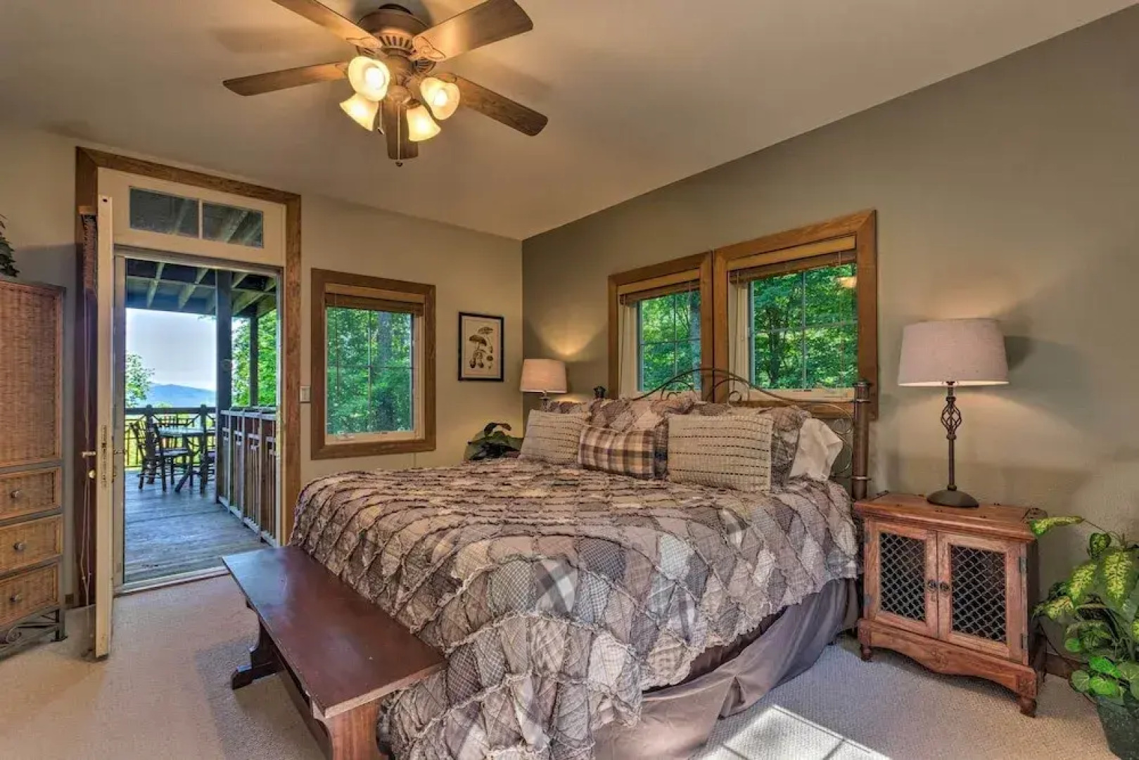 Mountain Air Condo w/ Deck & Views, Pets Welcome!