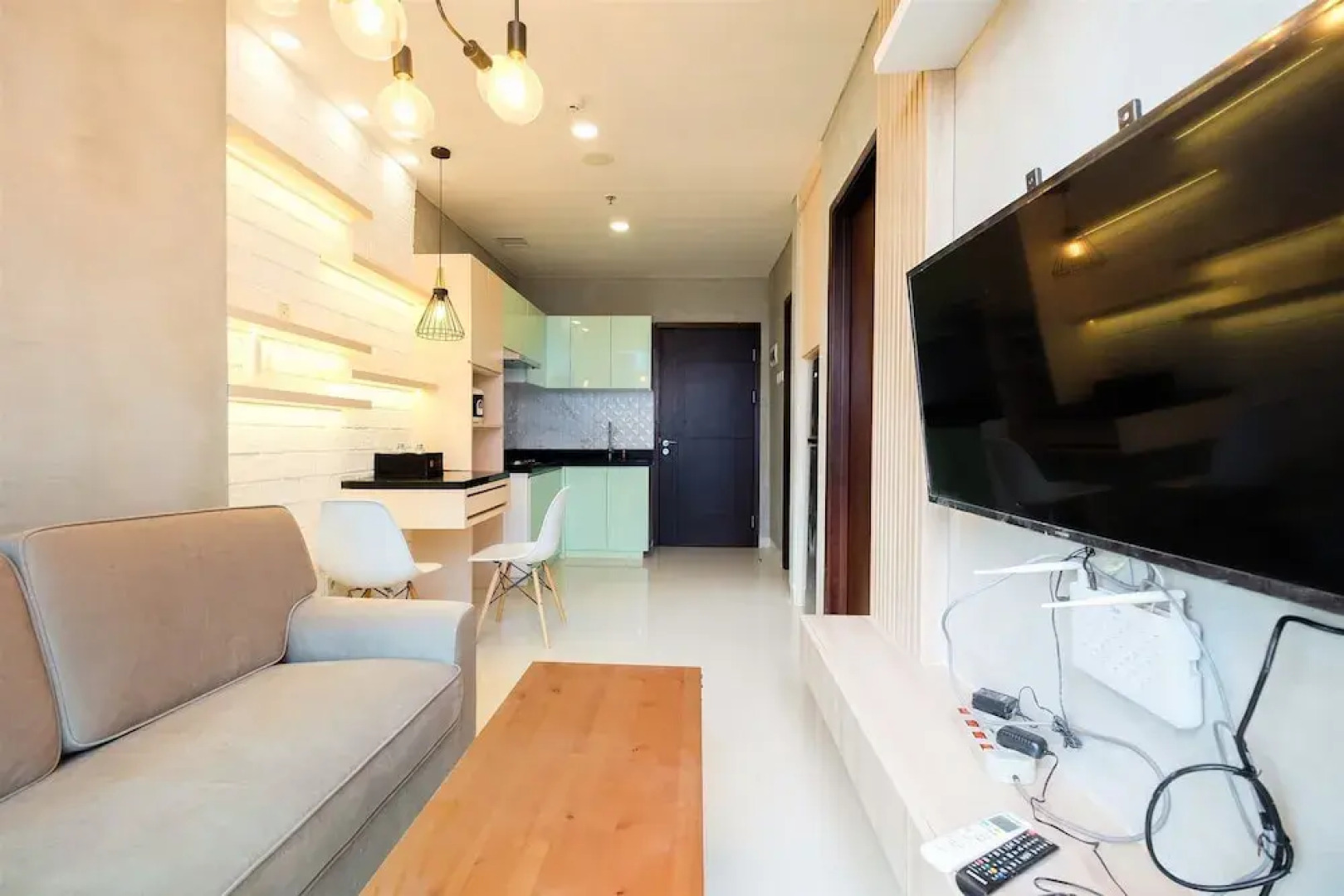 1BR for 3 Pax at Brooklyn Alam Sutera Apartment