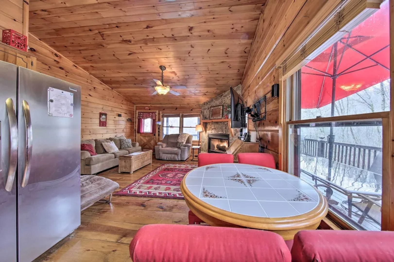 Ellijay Escape on Briar Creek w/ Hot Tub & Views!