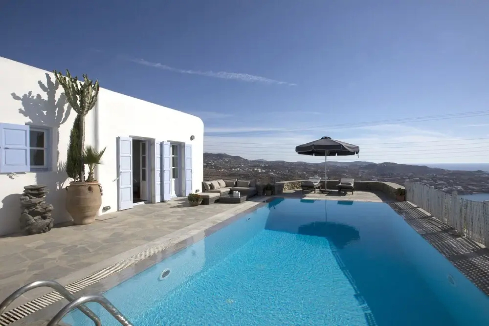 Psarrou villa for 10 guests, stunning sea views