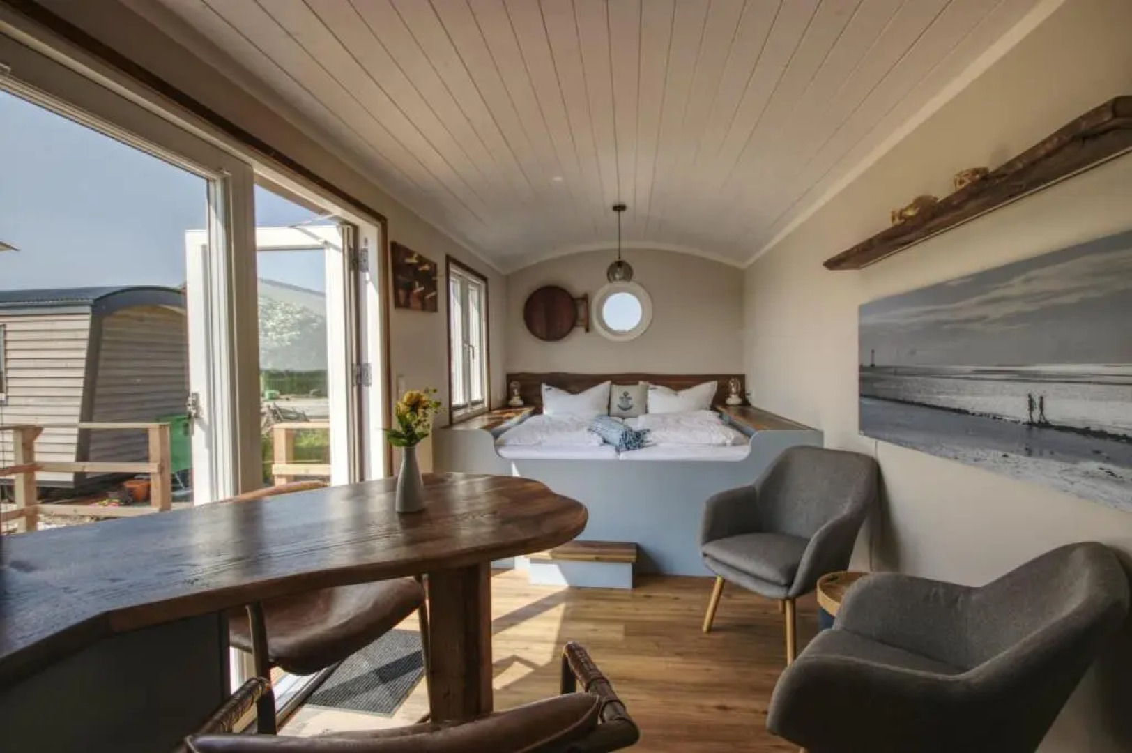 Schäferwagen Tiny House auf dem Friesenhof