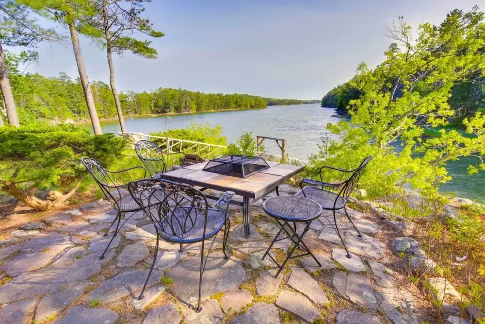 Waterfront West Bath Rental w/ Screened-in Porch!