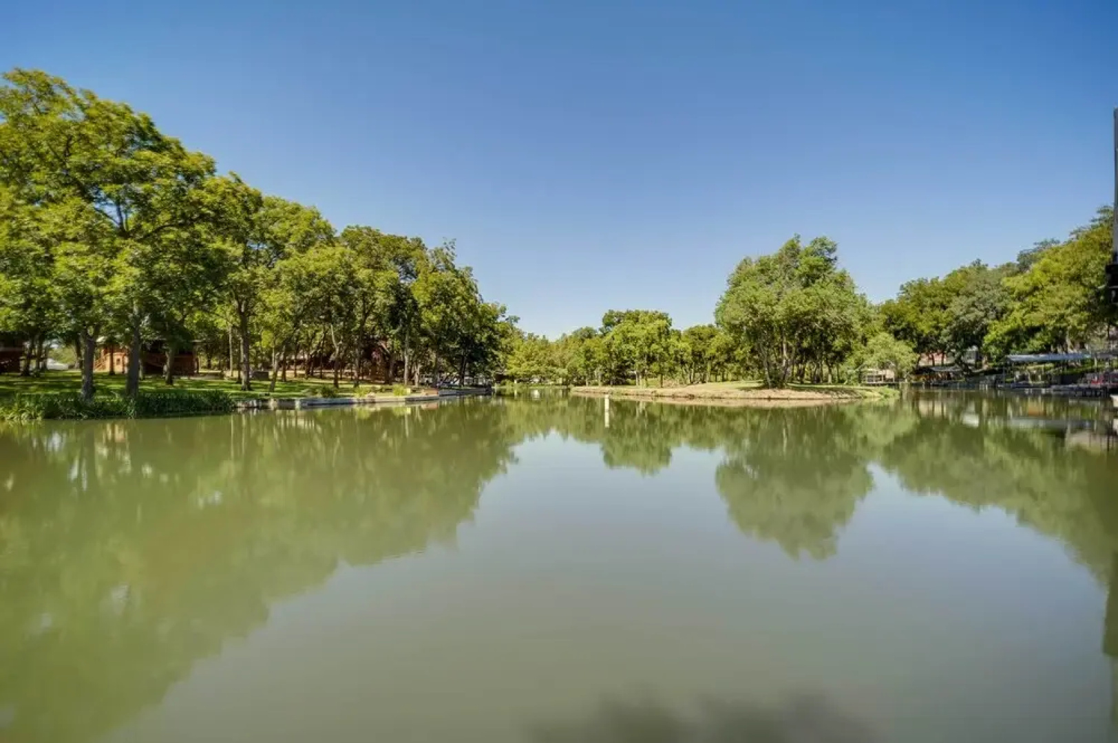 Waterfront Lake LBJ Cabin w/ Private Dock!