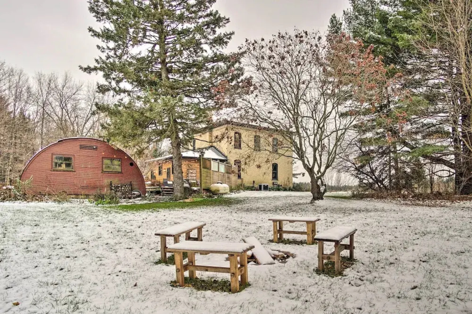 Historic Michigan Farmhouse w/ Grill & Fire Pit!