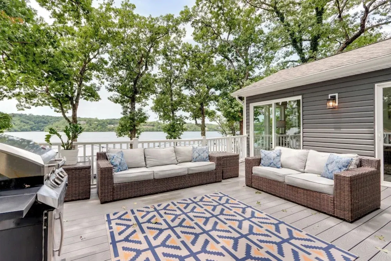Dock & Sunset Views: Lakeside Ozark Retreat!