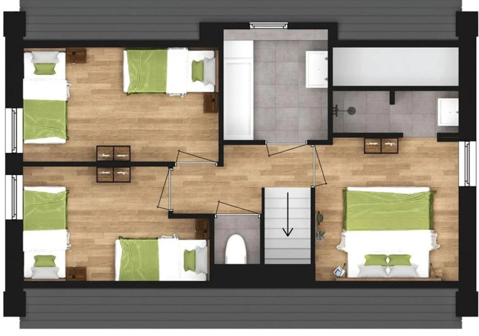 Luxe 6p in Thorn With 3 Bedrooms and 2 Bathrooms