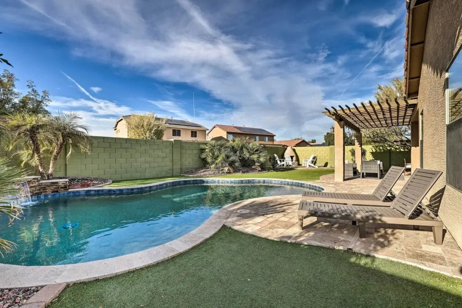 Sun-dappled Goodyear Home: Fire Pit, Pool, Patio