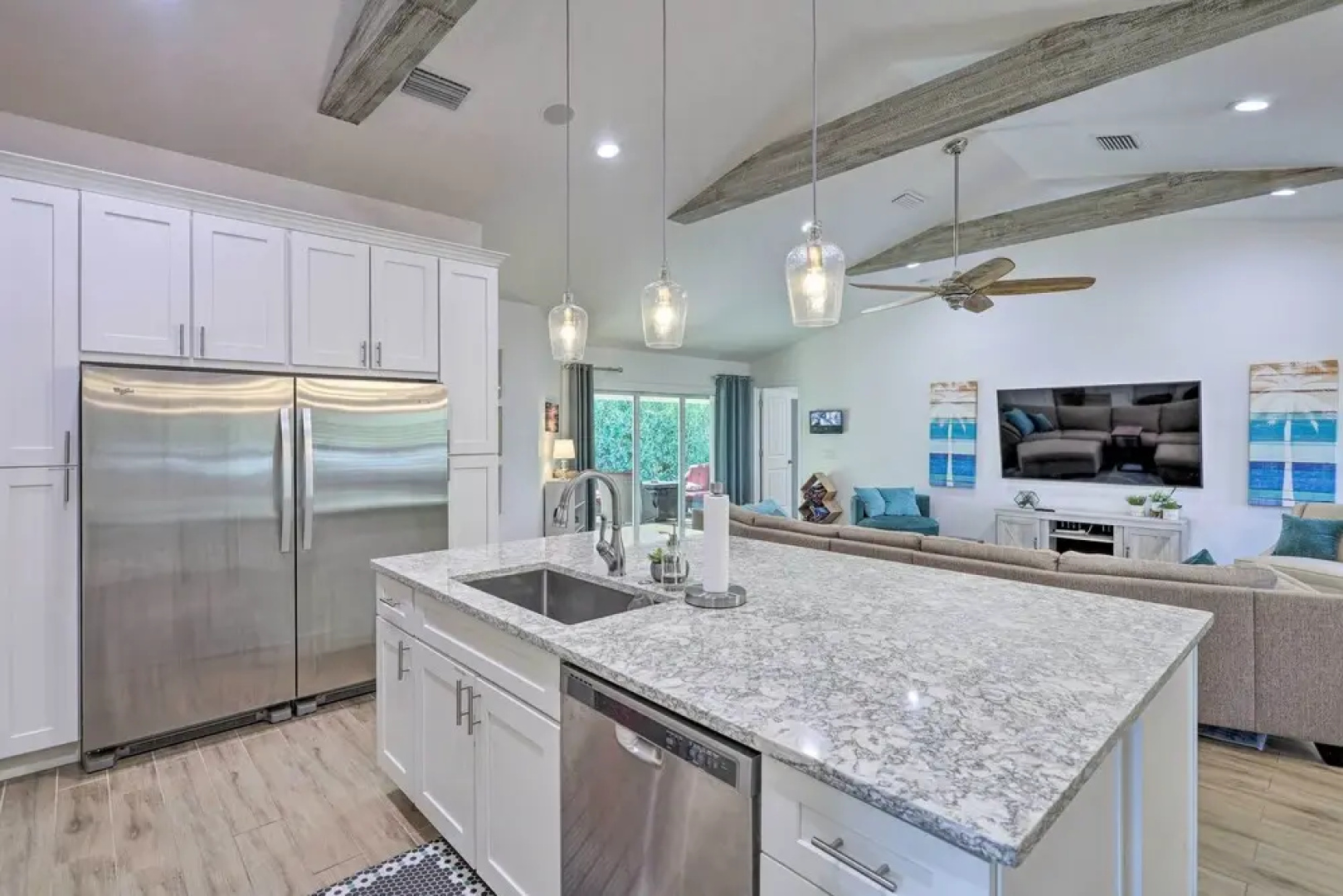 Chic Cocoa Beach Oasis w/ Pool - Steps to Shore!