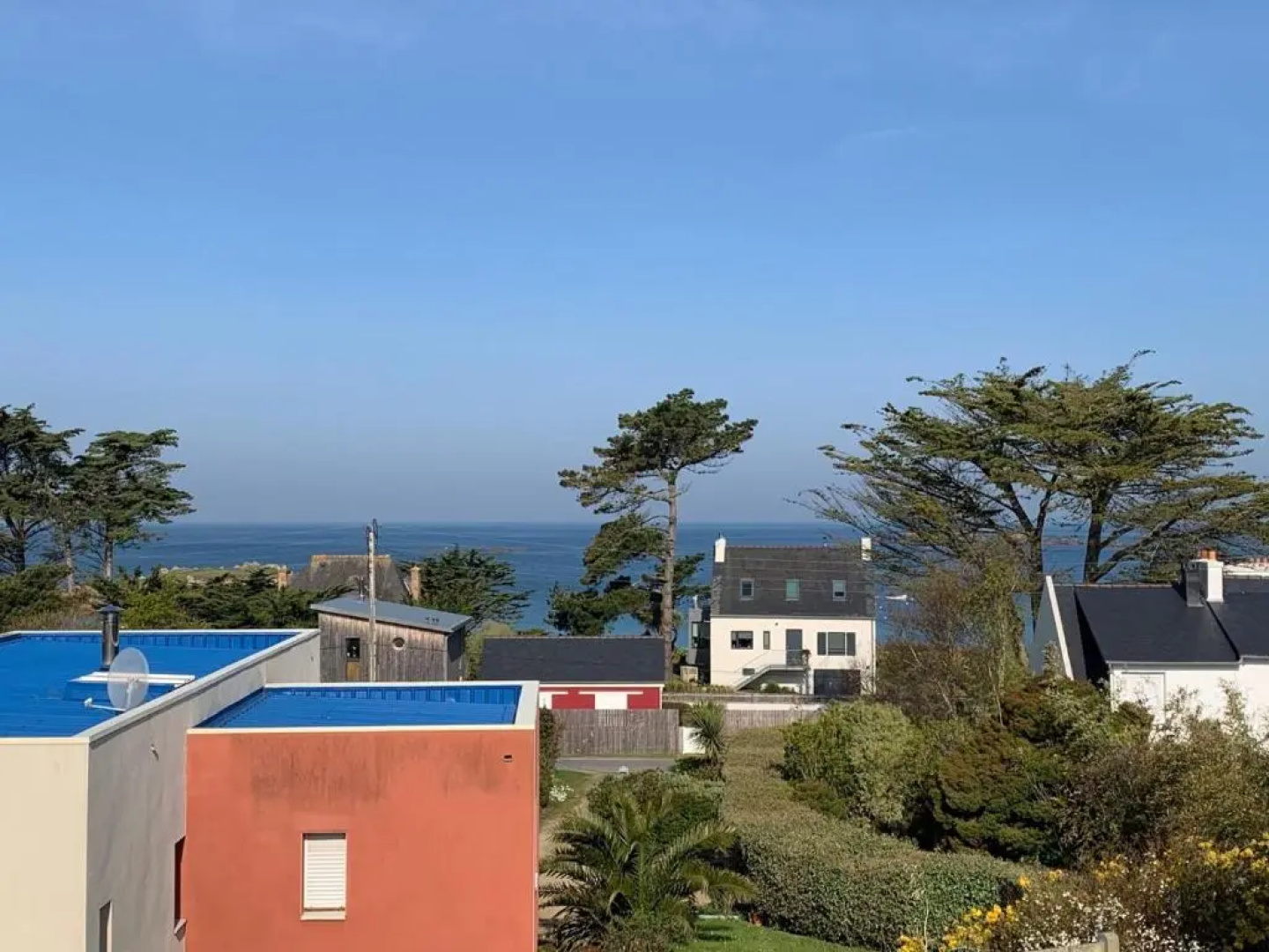 Maison neuve Vue Mer 4 étoiles avec SAUNA à 150m de la plage à PLEUMEUR-BODOU - Ref 242