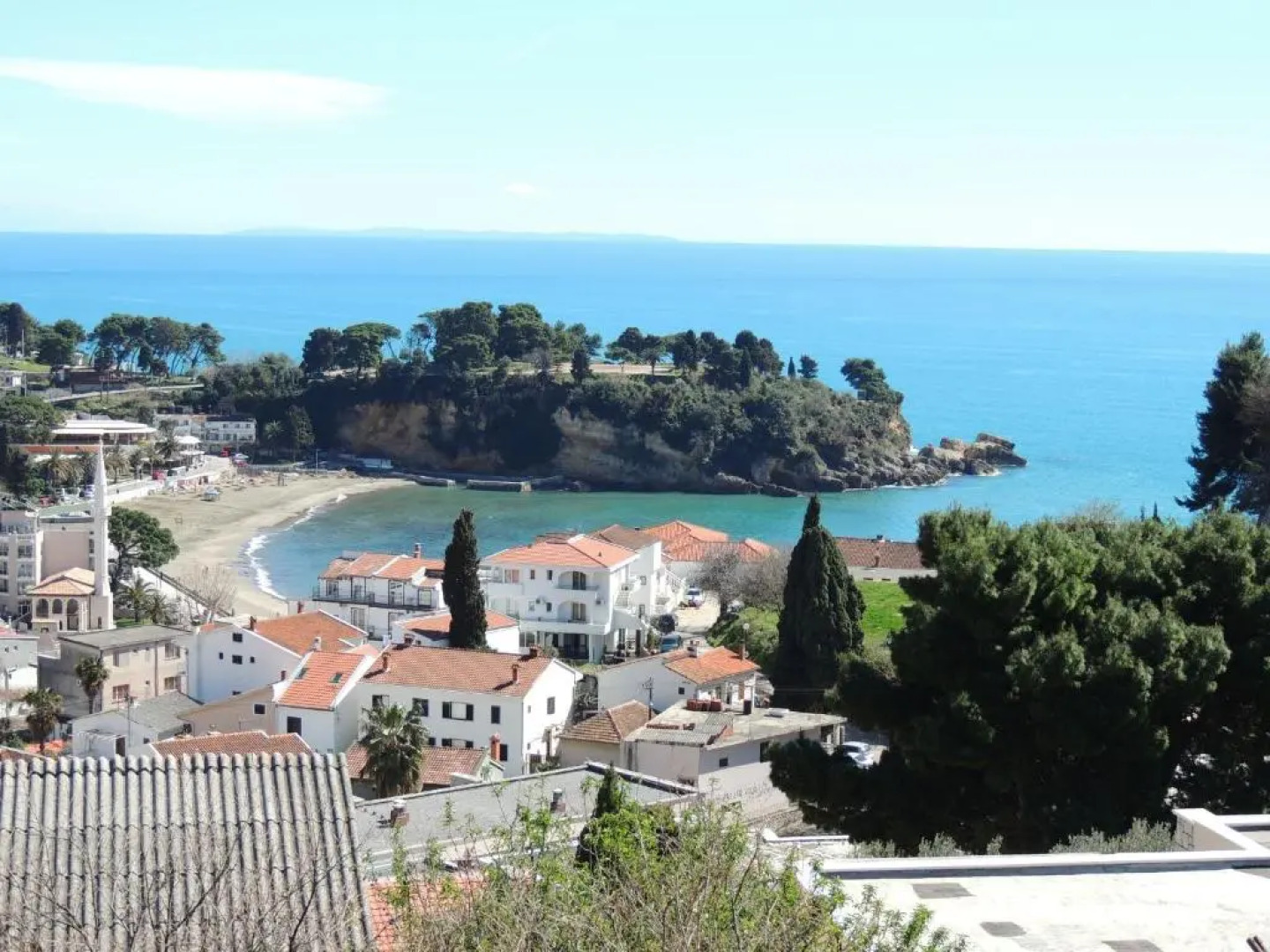 Apartment With 2 Bedrooms in Ulcinj, With Wonderful sea View, Enclosed