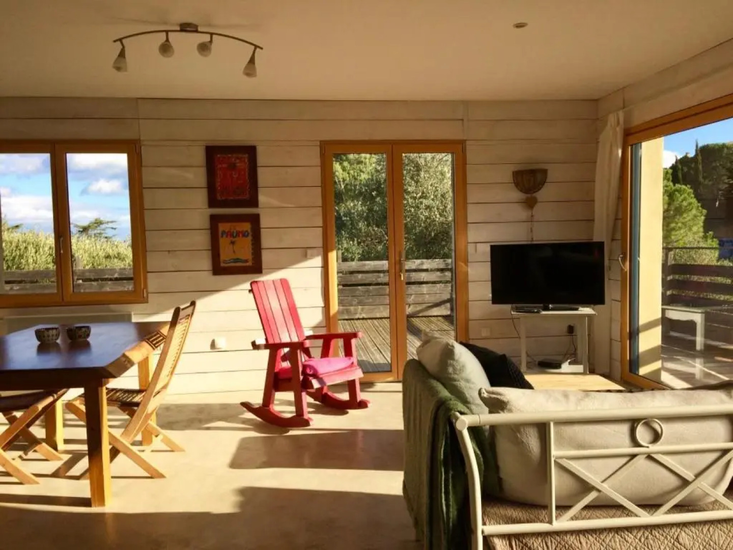 La Poussada, maisons écologiques avec vue mer