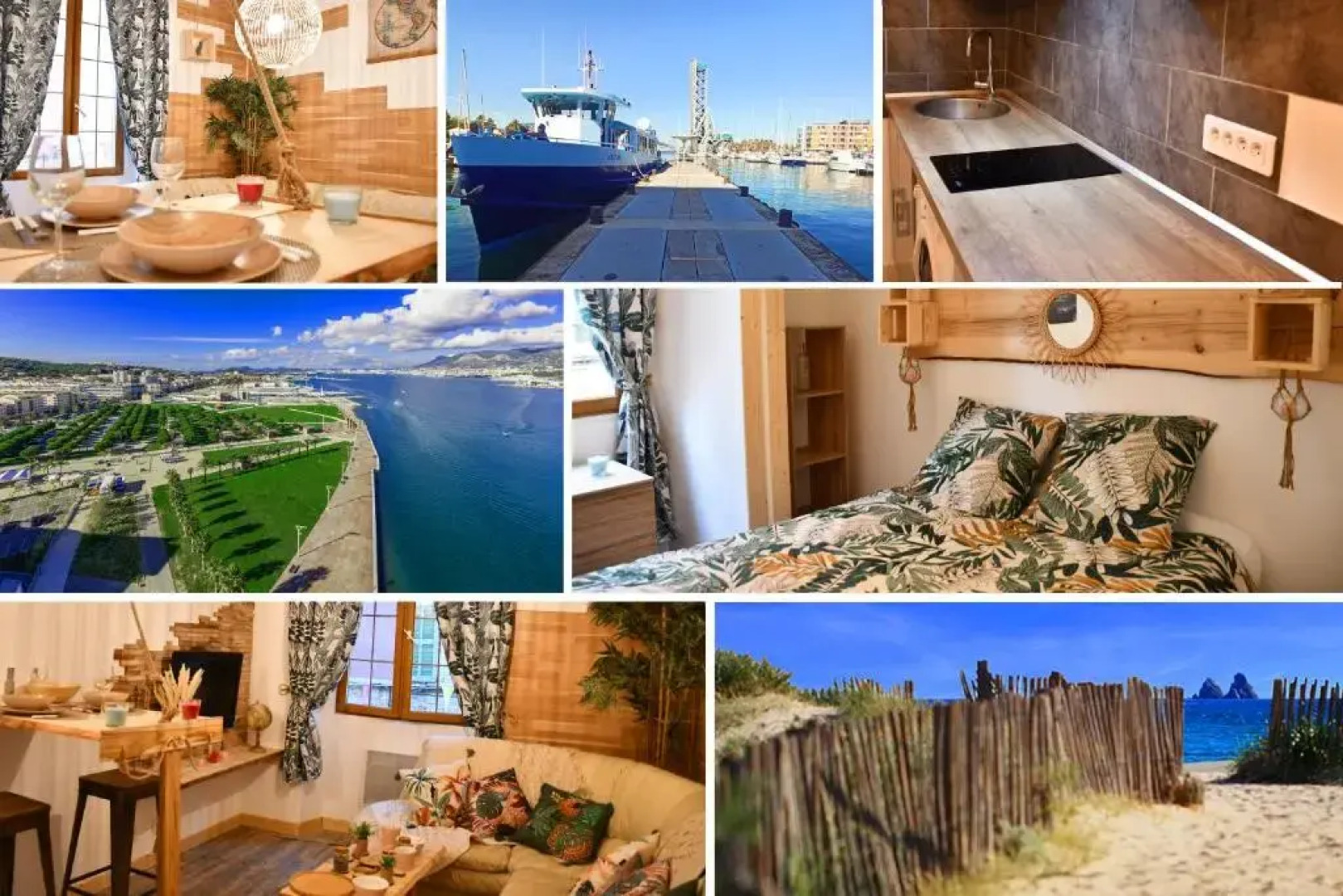 Le Cabanon H24,Atypique,Cosy,Port,Plage,Wifi,Netflix