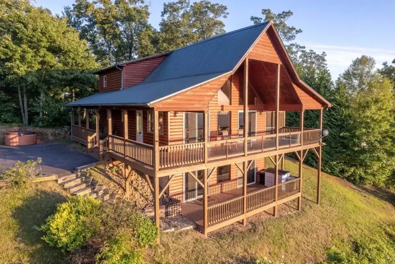 The Blue Ridge Mountain Top Cabin