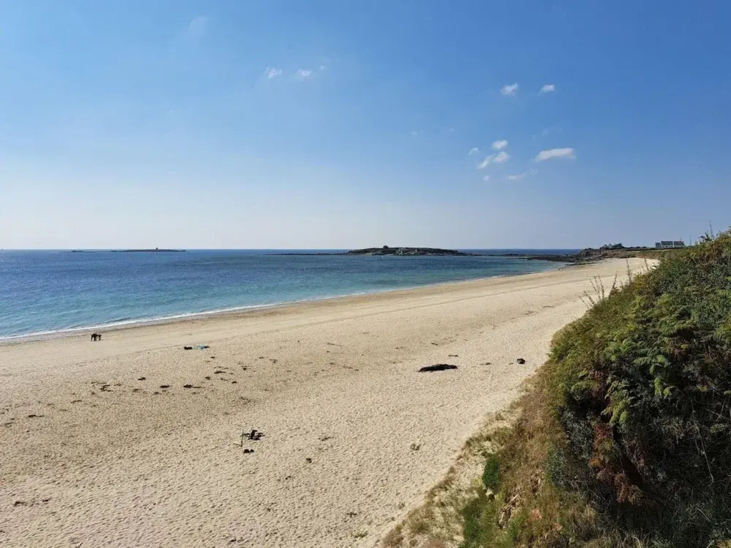 Panoramic sea and Beach View Facing South, Nevez