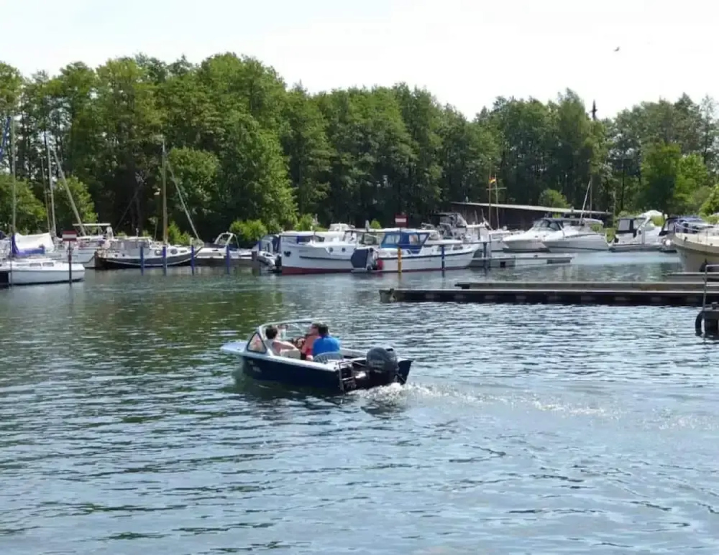 Wohnung in Plau am See mit Garten