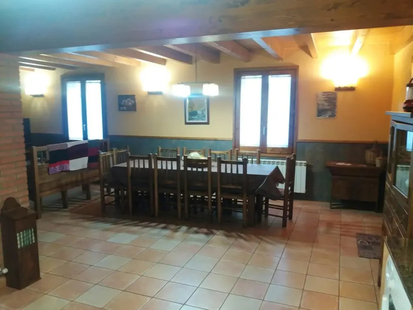 Appealing holiday home in Ogassa with patio