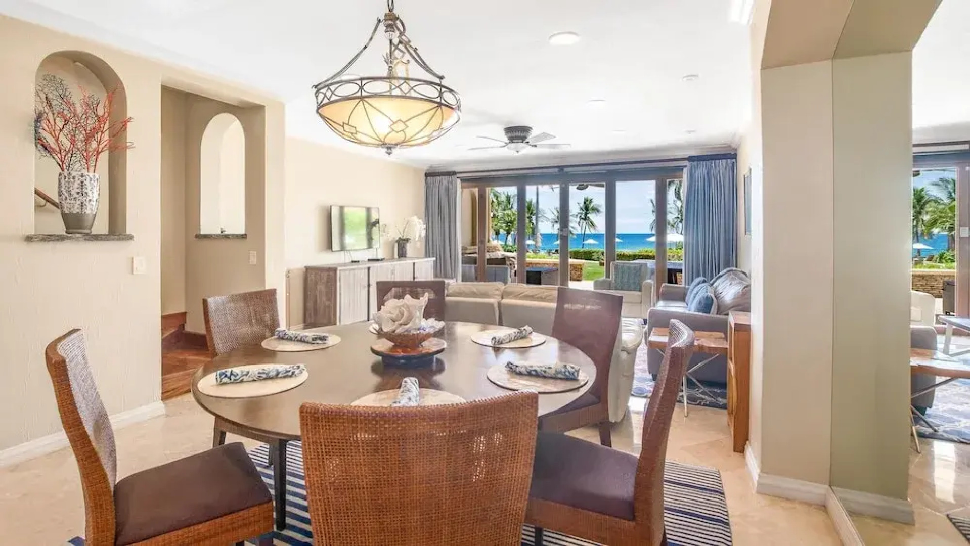 Chic Condo with a Stylish Coastal Design in an Exclusive Condo Community with Direct Beach Access