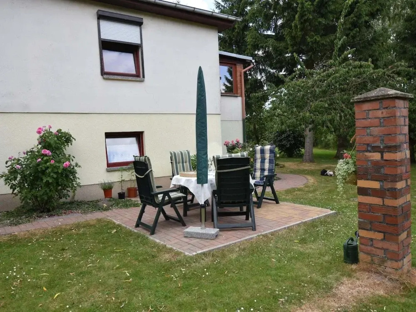 Wohnung in Alt Bukow mit Garten